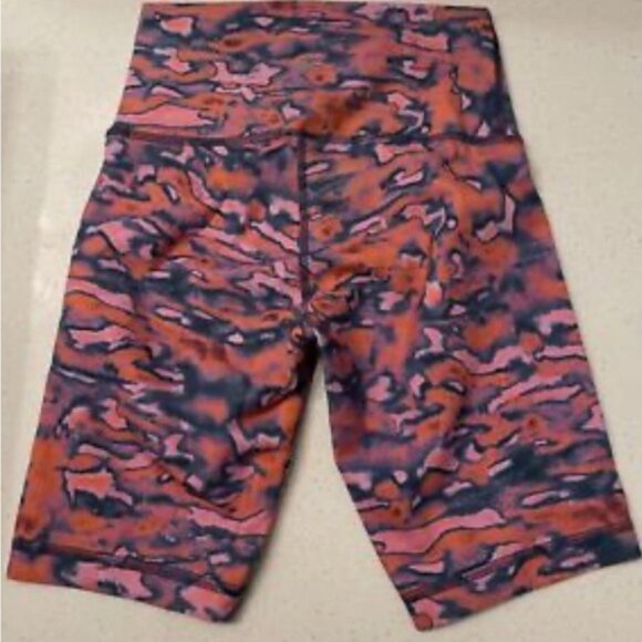 Lululemon Wunder Train High-Rise Short 6”Chroma Clash Multi Like New - Picture 6 of 7